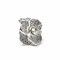 Silver Rhinestone Rose Brooch Pin For Weddings Bridal Crafts 2 Inch